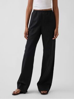Gap Black Linen Pants